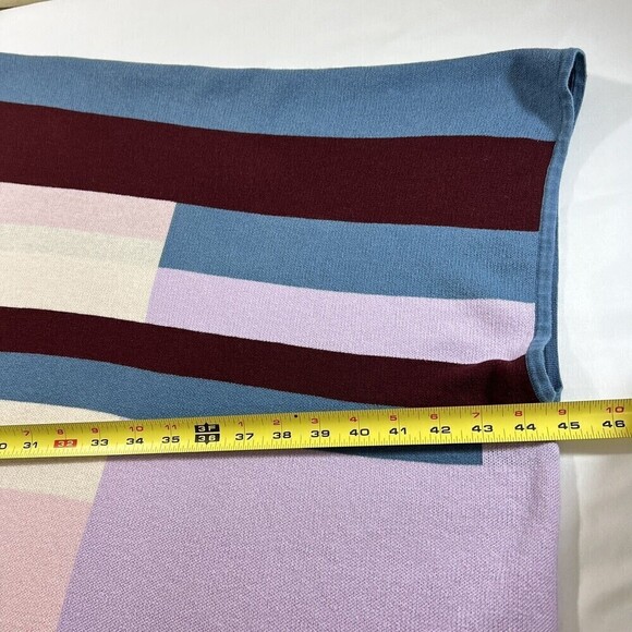 ANTHROPOLOGIE Plenty x Tracy Reese Geometric Poncho Sweater, Oversized Size XS/S - Picture 9 of 11